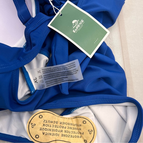 NWT Women's One Piece Swimsuits Tummy Control Cutout High Waisted Bathin… - Picture 13 of 17